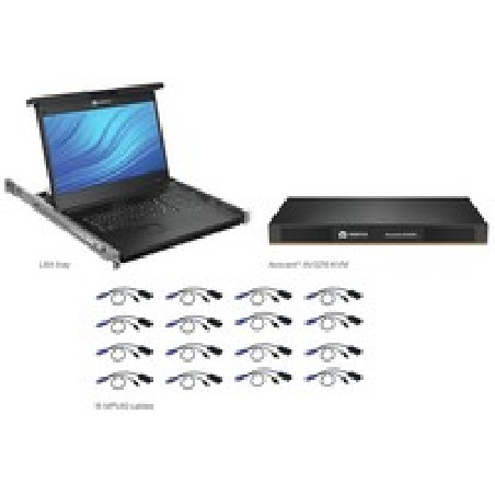 Vertiv 18.5 LCD USB KB 2USB Pass 16P-U/16P-UK ENG