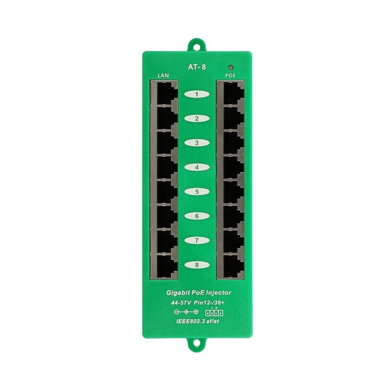 POE-PAN8-GBATF 802.3af/at GB stíněný 8port Poe