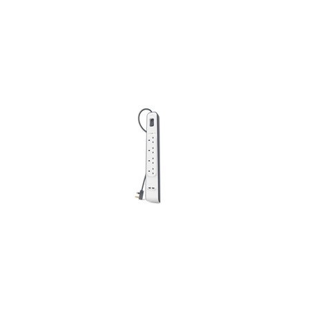 Belkin Surge Plus Four Fold/2 Universal USB Charg Port/ 2M