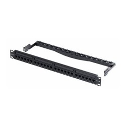 24 PORT 1U PATCH PANEL/. C6PANELUTP241UFT