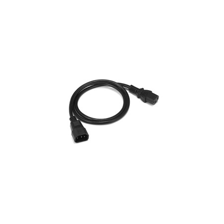 Zebra IEC Cable, C13 TO C14, 1M From Power Distribution TO Network Switch