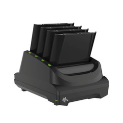 Zebra 4-Slot Battery Charger, Charges Four SPARE Batteries