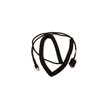 Zebra Cable - RS232: DB9 Female Connector, 20FT. (6M) Coiled, TXD ON 2, 12V (Requires 12V Power Supply)