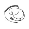 Zebra Cable - USB, RS232 "Y" Power Stealer, 9FT Coiled, -30C