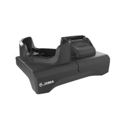 KIT - Single-slot and spare battery charging cradle kit for TC53,58,53e,58e devices with a rugged boot. Includes PS, cable and