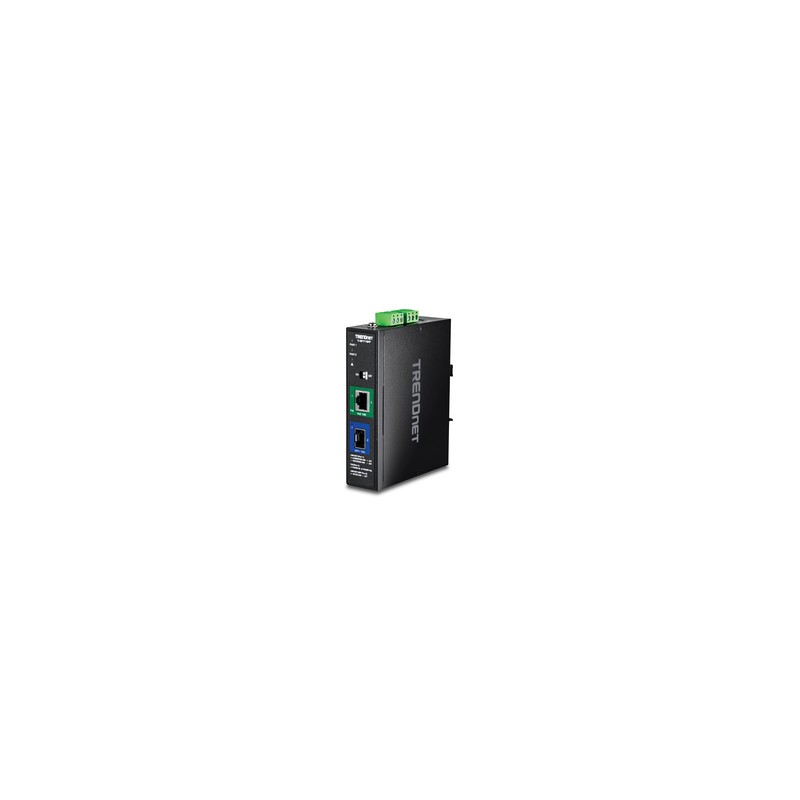 TRENDnet Industrial 10G SFP+ TO 10G/PoE++ Media Converter