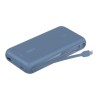 20K PD30W INTEGRATED USB-C/CABLE POWER BANK BLUE