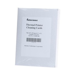 Cleaning card for 4´ wide Industrial Printers, 25 cards per carton