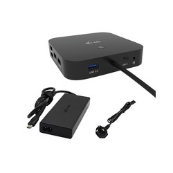 I-TEC USB-C DUAL DISP DOCKINGUK/STATION 100W + CHARGER-C112WUK
