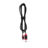 CABLE 1.5 BRAIDED BLACK USB 2.0/USB A USB C