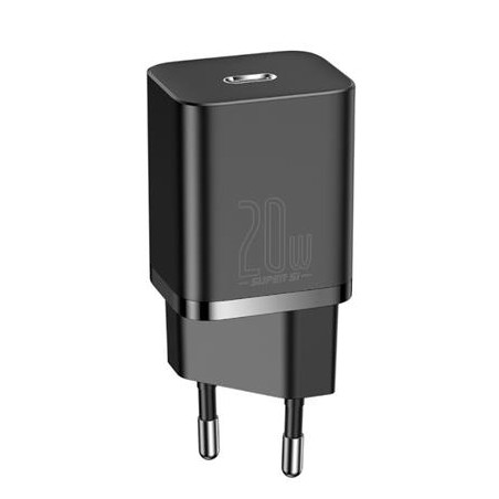 Baseus CCSUP-B01 Super Si Quick Nabíječka USB-C 20W Black