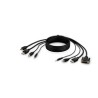 TAA DUALHEAD DVITOHDMI DPTODP/KVM COMBO CABLE 1.8M