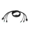 TAA DP TO DP KVM COMBO CABLE3M/.