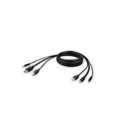 TAA USB-C TO DP KVM ACTIVE/COMBO CABLE 3M