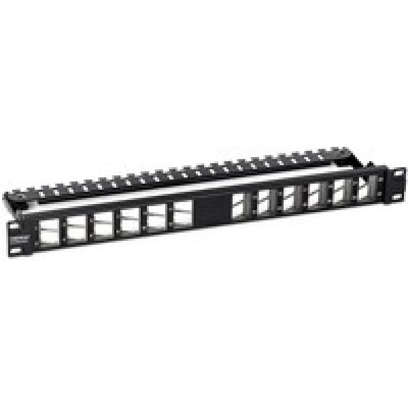 TRENDnet 24-Port Blank Angled Keystone/Shielded 1U Patch Panel