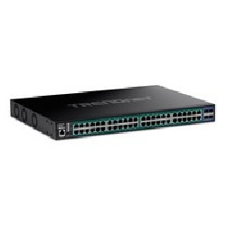 TRENDnet 52-Port Gigabit Web Smart PoE+/Switch With 10G SFP+ Slots