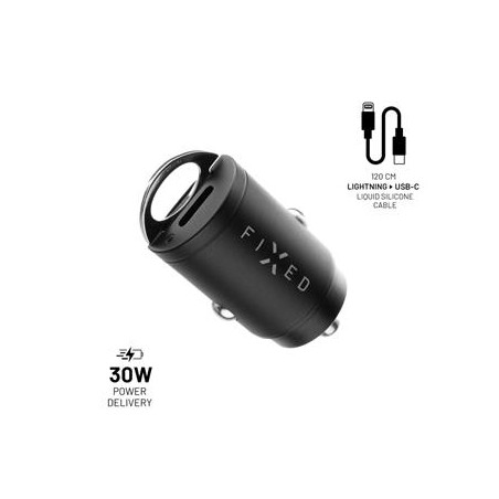 FIXED 2xUSB-C,USB-C/Lightning,1,2 m, MFI, 30W