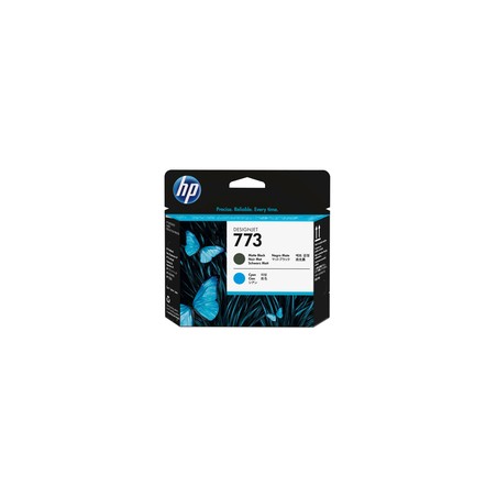 HP Ink Cartridge 773/Matt Black + Cyan Printhead