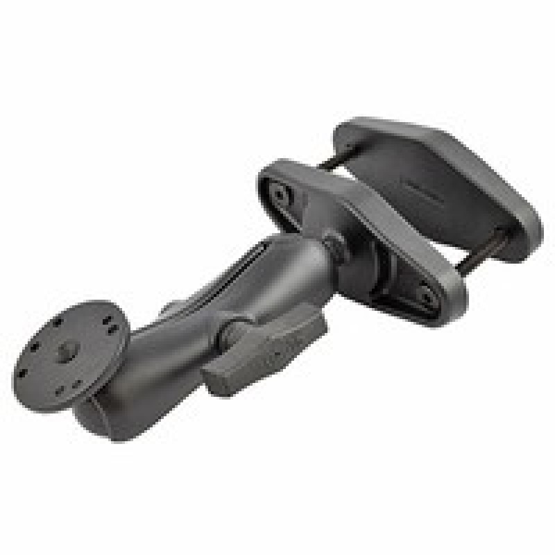 RAM® 4" Square Post Clamp Mount with Round AMPS Plate RAM101U2474