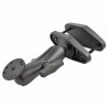 RAM® 4" Square Post Clamp Mount with Round AMPS Plate RAM101U2474
