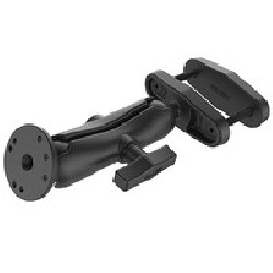 RAM® 3" Square Post Clamp Mount with Round AMPS Plate RAM101U2473