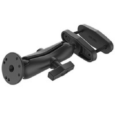 RAM® 3" Square Post Clamp Mount with Round AMPS Plate RAM101U2473