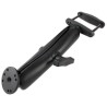 RAM® 3" Square Post Clamp Mount with Round AMPS Plate RAM101UD2473