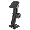 RAM® Double 75x75mm VESA Mount with Key Lock Knob RAM102LUD2461