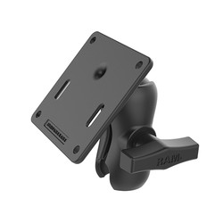 RAM® Double Socket Arm with 75x75mm VESA Plate RAM103UB2461