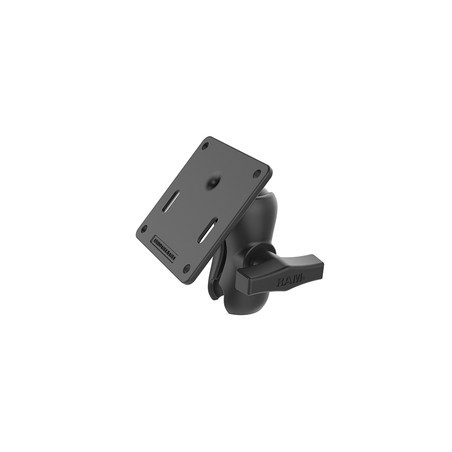 RAM® Double Socket Arm with 75x75mm VESA Plate RAM103UB2461