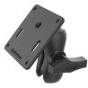 RAM® Double Socket Arm with 75x75mm VESA Plate RAM103UB2461