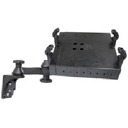 RAM® Tough-Tray™ Laptop Holder with Vertical Swing Arm Mount