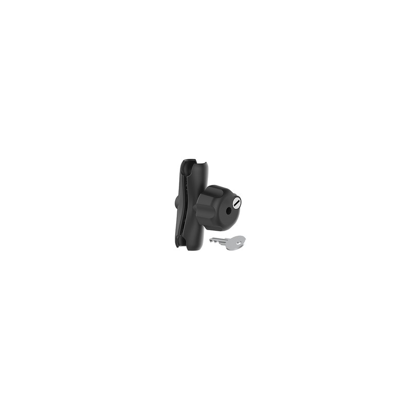 RAM® Double Socket Arm with Brass Key Lock Knob RAM201LU