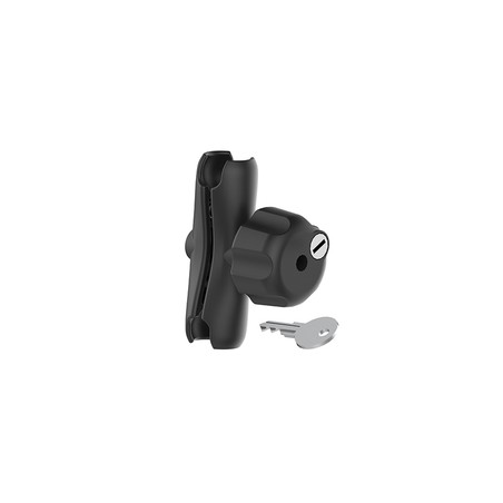 RAM® Double Socket Arm with Brass Key Lock Knob RAM201LU