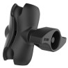 RAM® Double Socket Arm with Metal Knob RAM201MUB