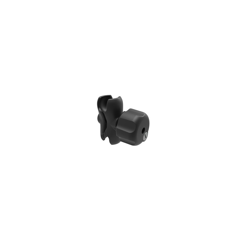 RAM® Double Socket Arm with Brass Key Lock Knob RAM201UBL