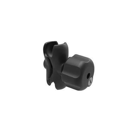 RAM® Double Socket Arm with Brass Key Lock Knob RAM201UBL