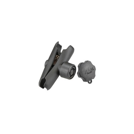 RAM® Double Socket Arm with RAM® Pin-Lock™ 5-Pin Security Knob RAM201SKEY5U