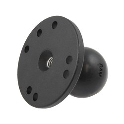 RAM® Round Plate with Ball & 5/16"-18 Threaded Hole