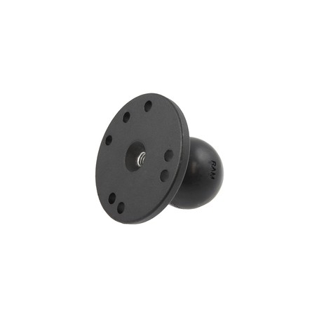 RAM® Round Plate with Ball & 5/16"-18 Threaded Hole