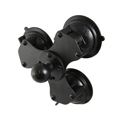 RAM® Twist-Lock™ Triple Suction Cup Base with Ball