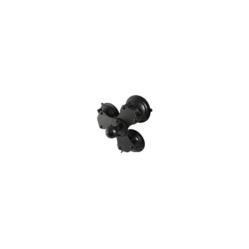 RAM® Twist-Lock™ Triple Suction Cup Base with Ball