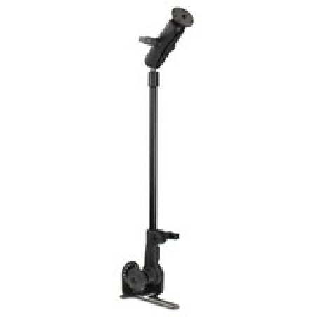 RAM® Pod HD™ Reverse Vehicle Mount with 18" Aluminum Rod and Round Plate
