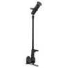 RAM® Pod HD™ Reverse Vehicle Mount with 18" Aluminum Rod and Round Plate