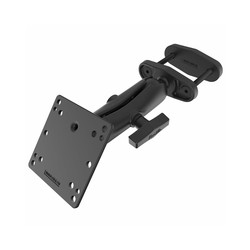RAM® 2.5" Square Post Clamp Mount with 100x100mm VESA Plate