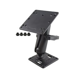 RAM® Double Ball Mount with 75x75mm VESA Plate and 100x100mm VESA Plate