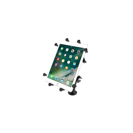 RAM® X-Grip® Drill-Down Double Ball Mount for 9"-10" Tablets