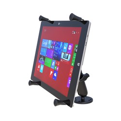 RAM® X-Grip® Drill-Down Double Ball Mount for 12" Tablets