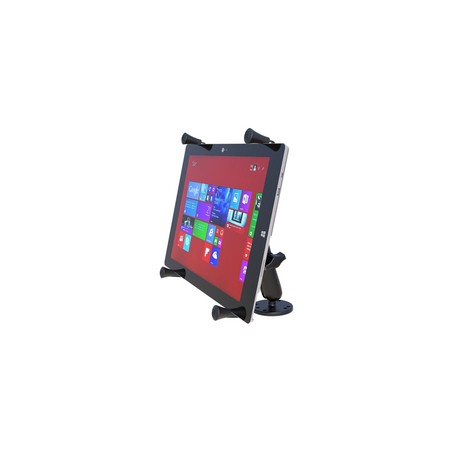 RAM® X-Grip® Drill-Down Double Ball Mount for 12" Tablets