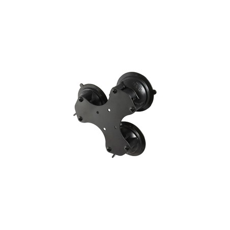 RAM® Twist-Lock™ Triple Suction Cup Base
